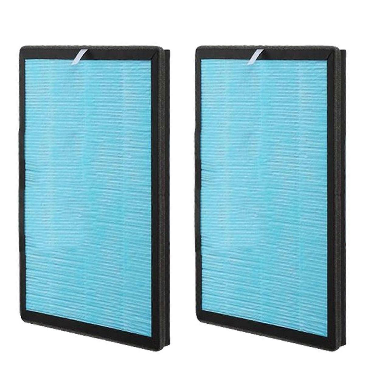 2 Packs Replacement Filter Compatible with Purifier, Designed for Smoke Wildfire, Odor Absorber Filter
