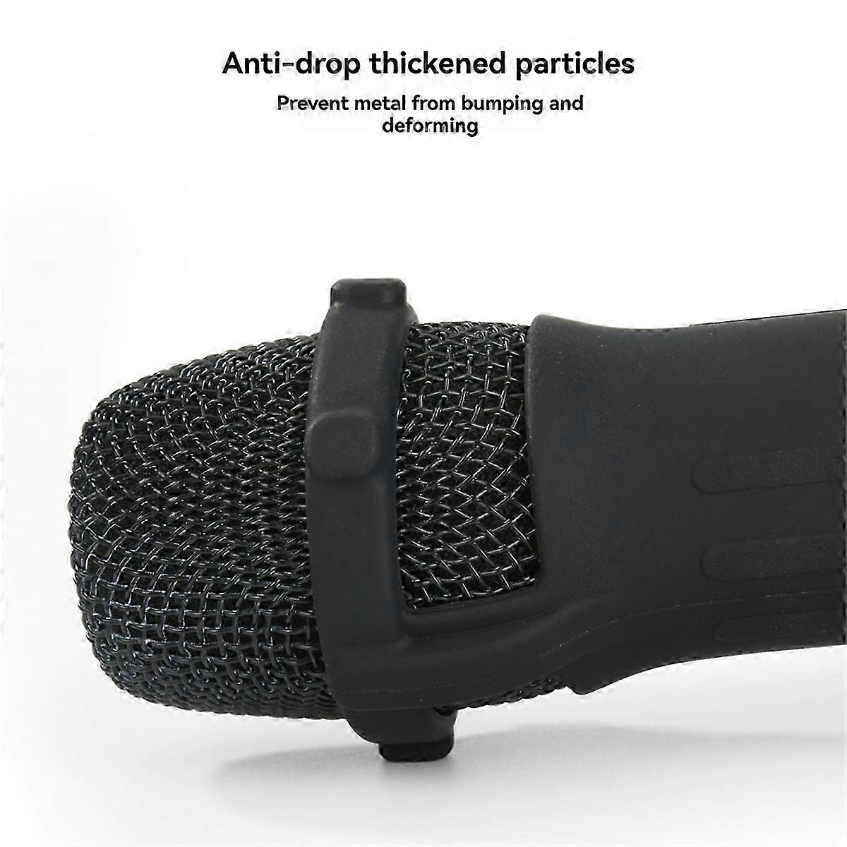 Protective cover for JBL wireless microphone stops rolling