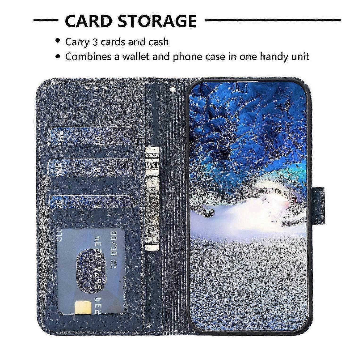 For Honor X9b 5G/Magic6 Lite 5G Case Wallet Leather Case Imprinted Clover Pattern