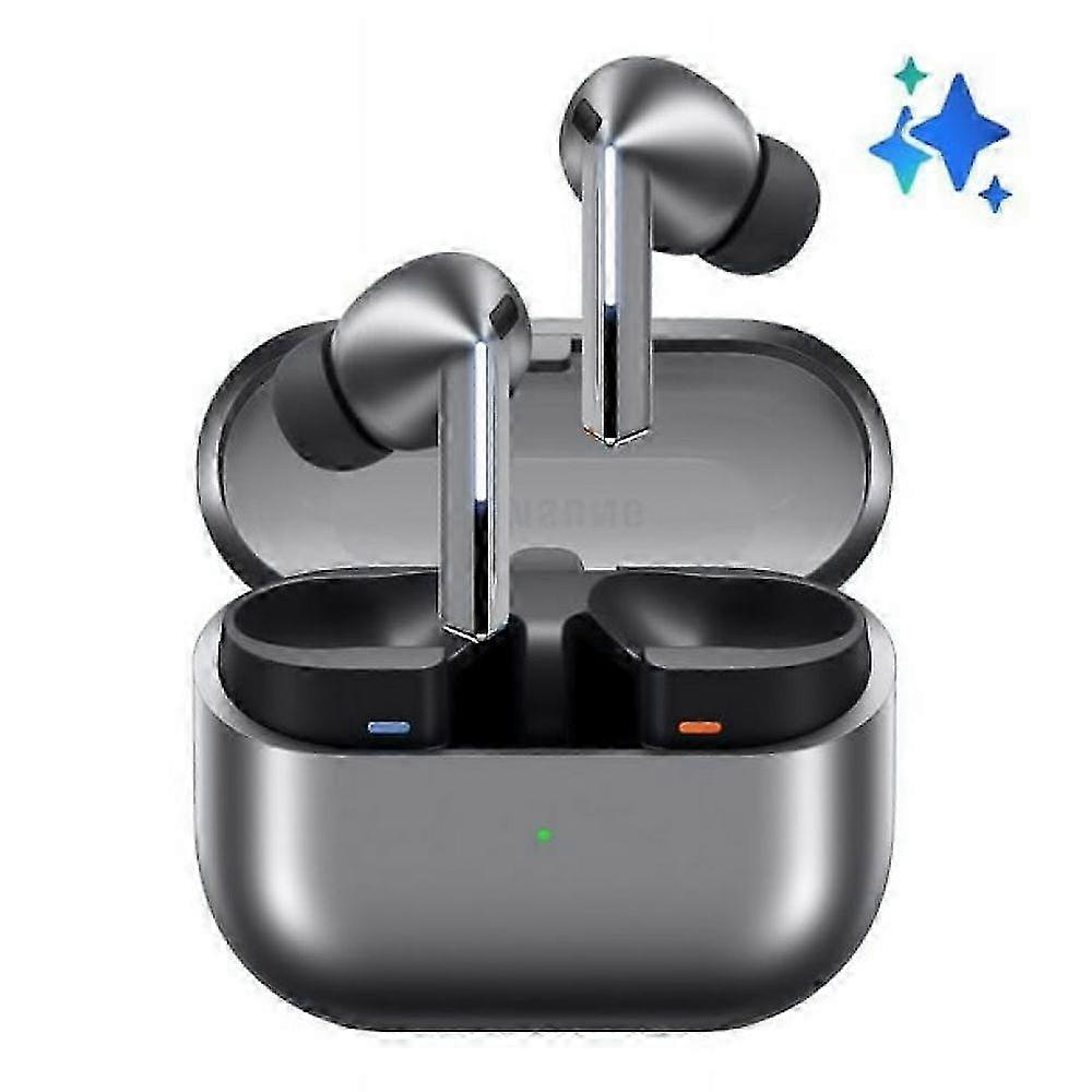 三星 Galaxy Buds 3 Pro AI 真无线蓝牙耳塞，降噪，声音优化，重新设计的舒适贴合，银色