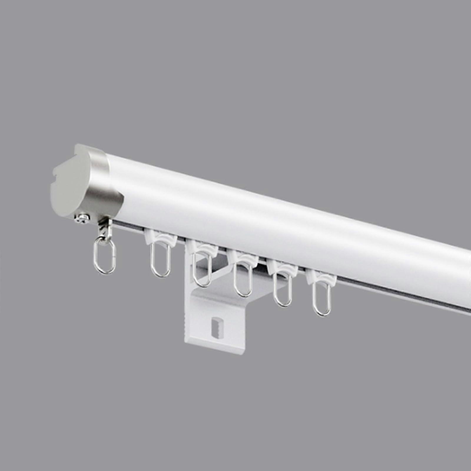 Luxury Curtain Track System with Silent Glide, Heavy Duty Wall Mounted Rail for Room Divider 5.6m