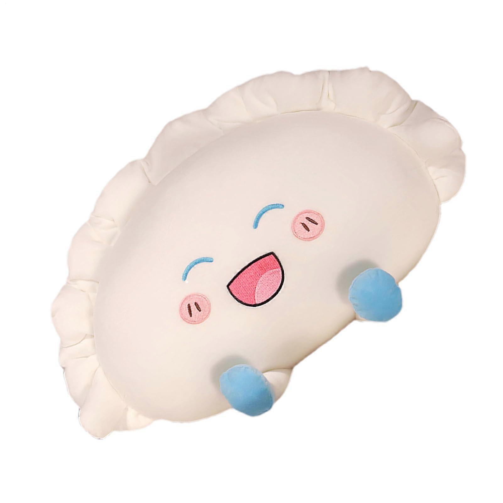 Dumpling Plush Pillow With PP Cotton Ultra Soft Fabric Cartoon Character Cushion Cotton Filled Toy For Bedroom