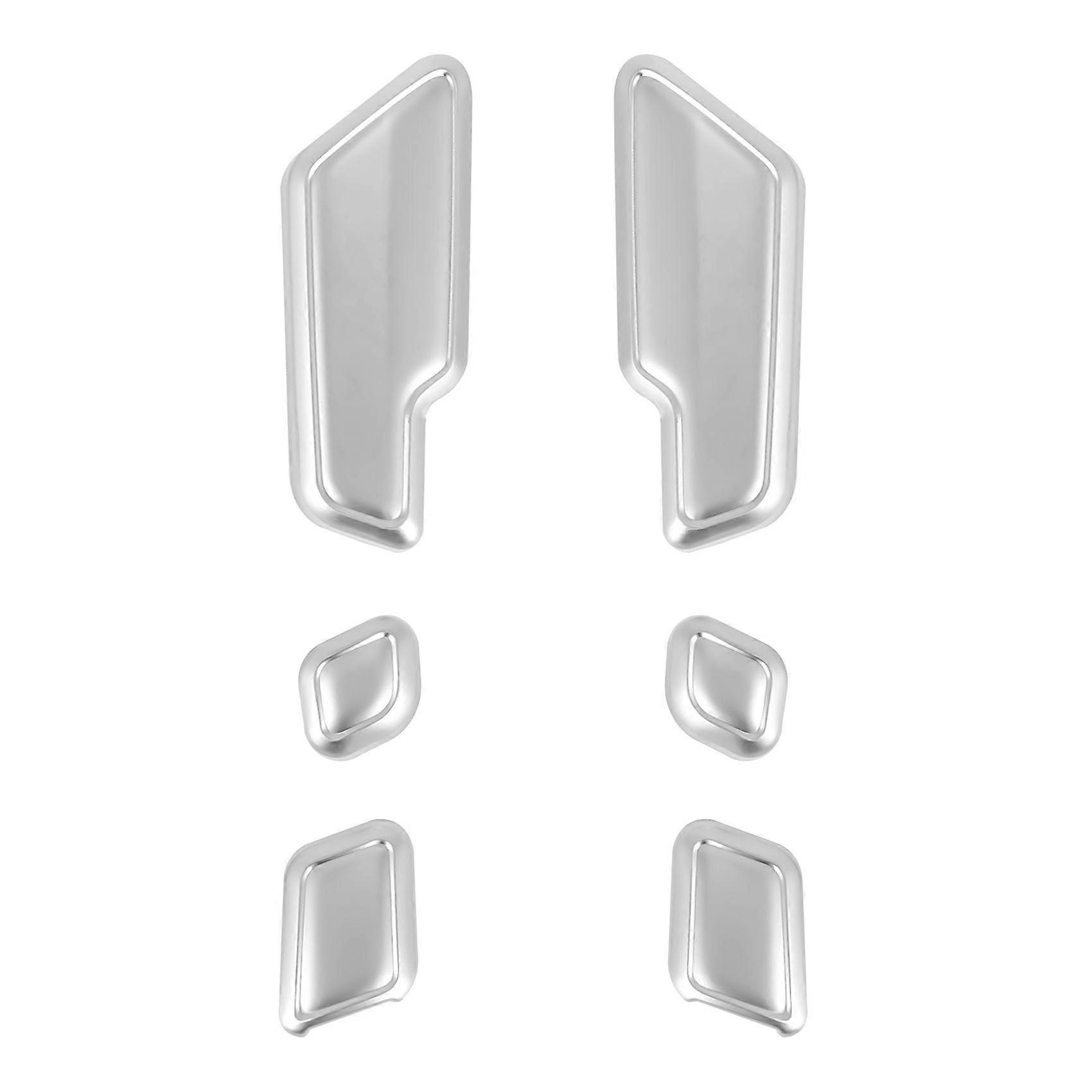 6Pcs Chrome Car Door Adjust Buttons Switch For - E Class W204 W205 W212 W218 X204 X166 C E ML