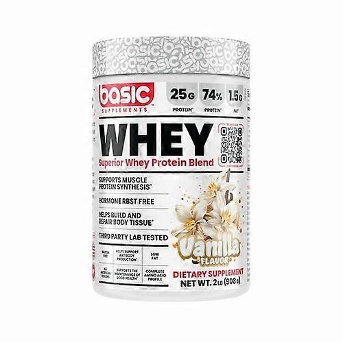 Basic Supplements Basic Whey Vanilla, 2 Lbs