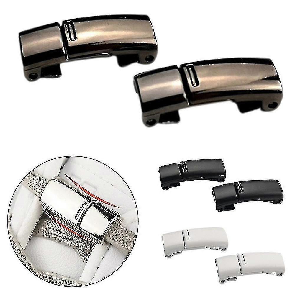 1 Pair Lace-free Magnetic Shoelace Buckle Lazy Free Shoelaces Elastic Buckle Lock One Size