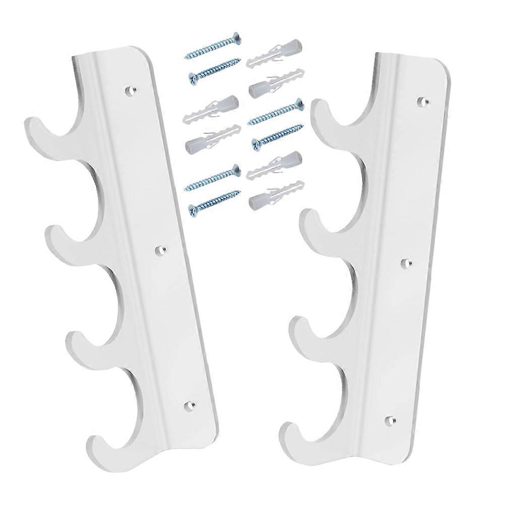 Fishing Rod Holder for Storage Use 1Set Wall Mounted Acrylic Display