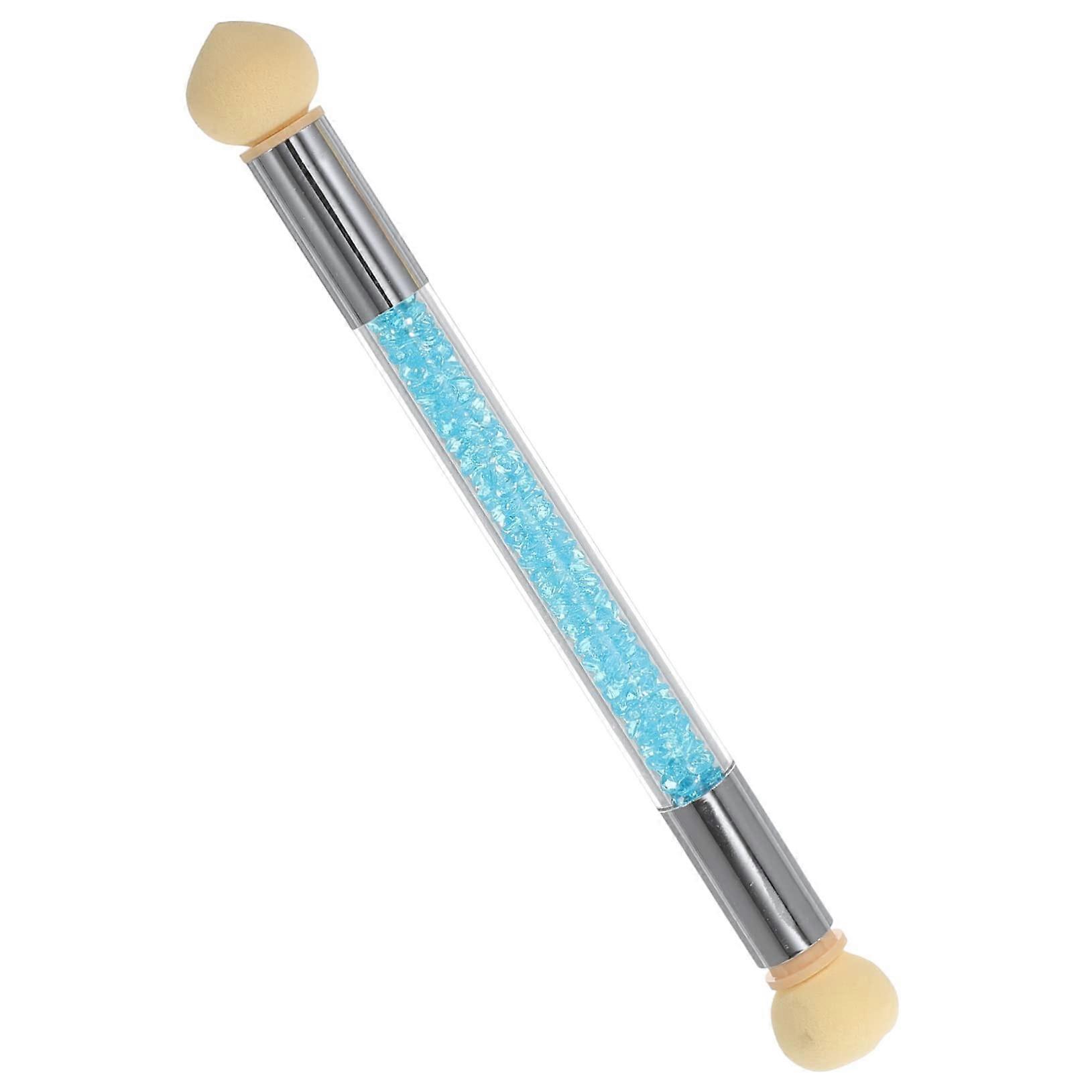 Nail Art Sponge Brush Set 5pcs Gradient Double Head Tool for Smooth DIY Manicure and Salon Use