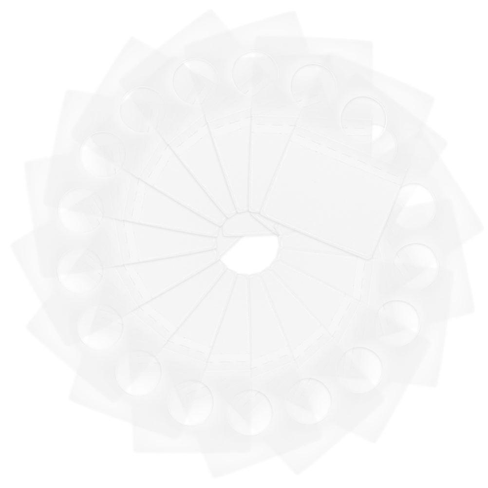 Retail Hanging Tags Plastic Adhesive Tabs for Display 1500Pcs