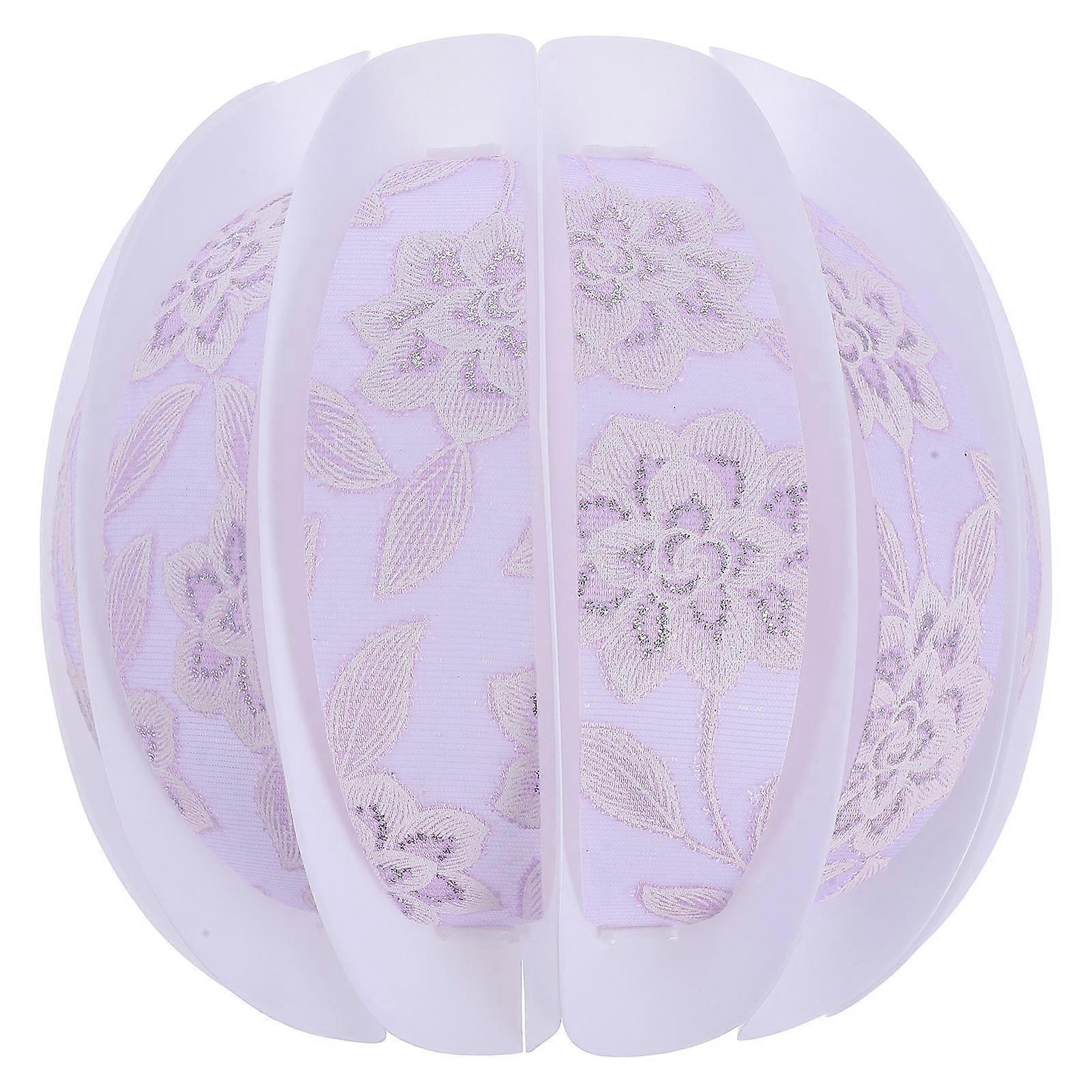 3Pcs Violet Round Lampshade for Decor Dustproof Creative Lamp Cover