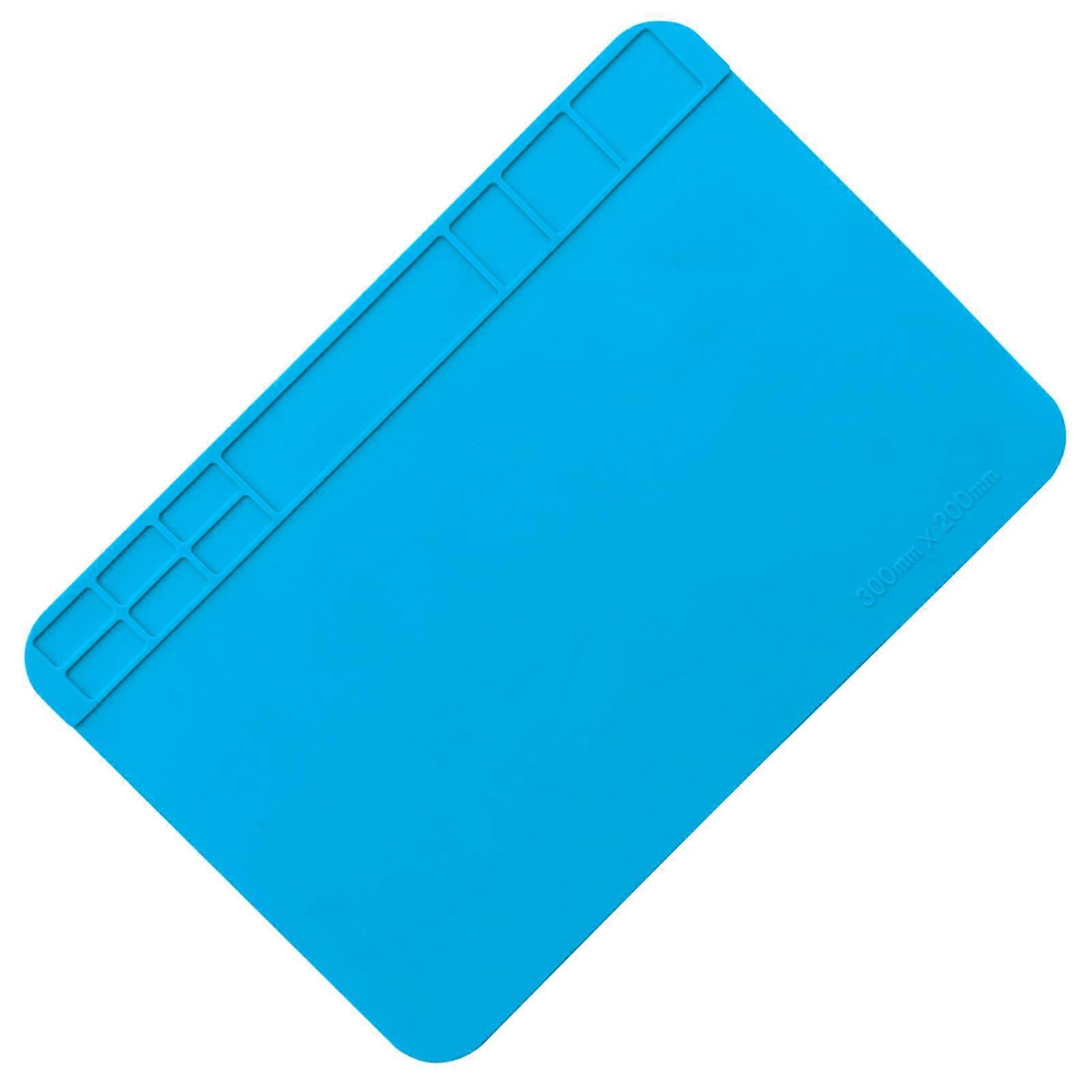 Soldering Mat Heat Resistant 500°C Silicone Work Mat Anti Static for Electronics and Phone