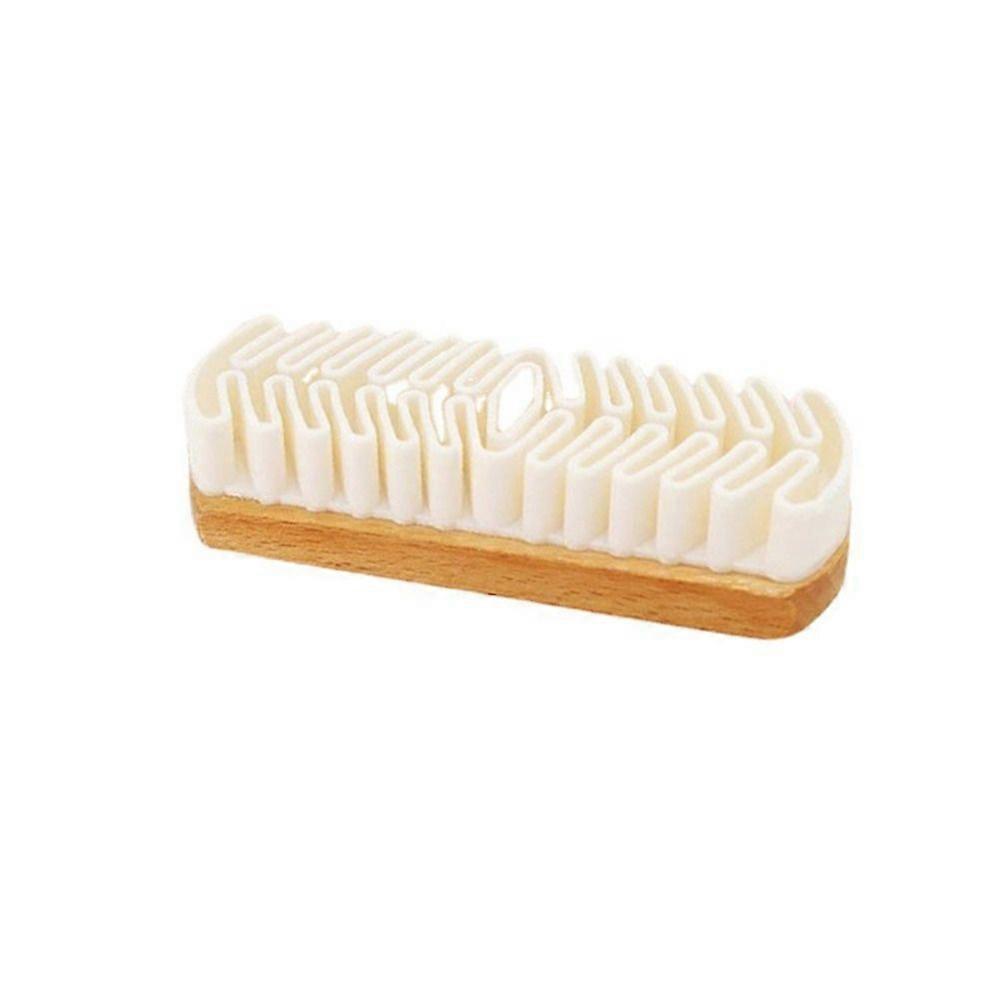 Brosse de nettoyage en daim, v��tements en cuir, ��purateur en bois, mat��riau Nubuck, brosse de nettoyage de soins en plastique
