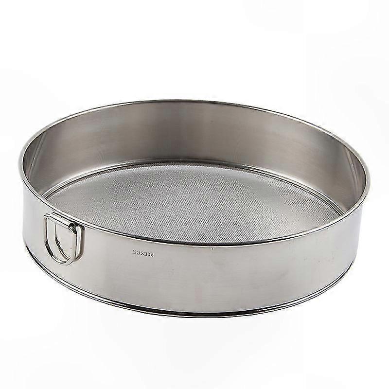 Premium Baking Sifter Tool for Flour, Durable Silver Mesh Strainer (1pc)