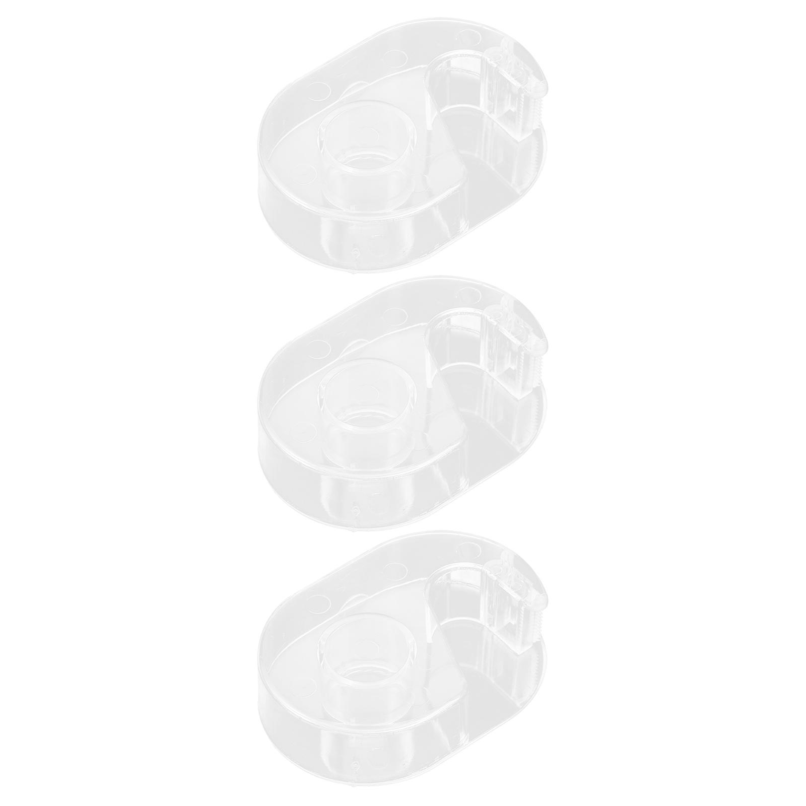 Eyelash Tape Cutter Tool for Lash Extensions Transparent 3Pcs