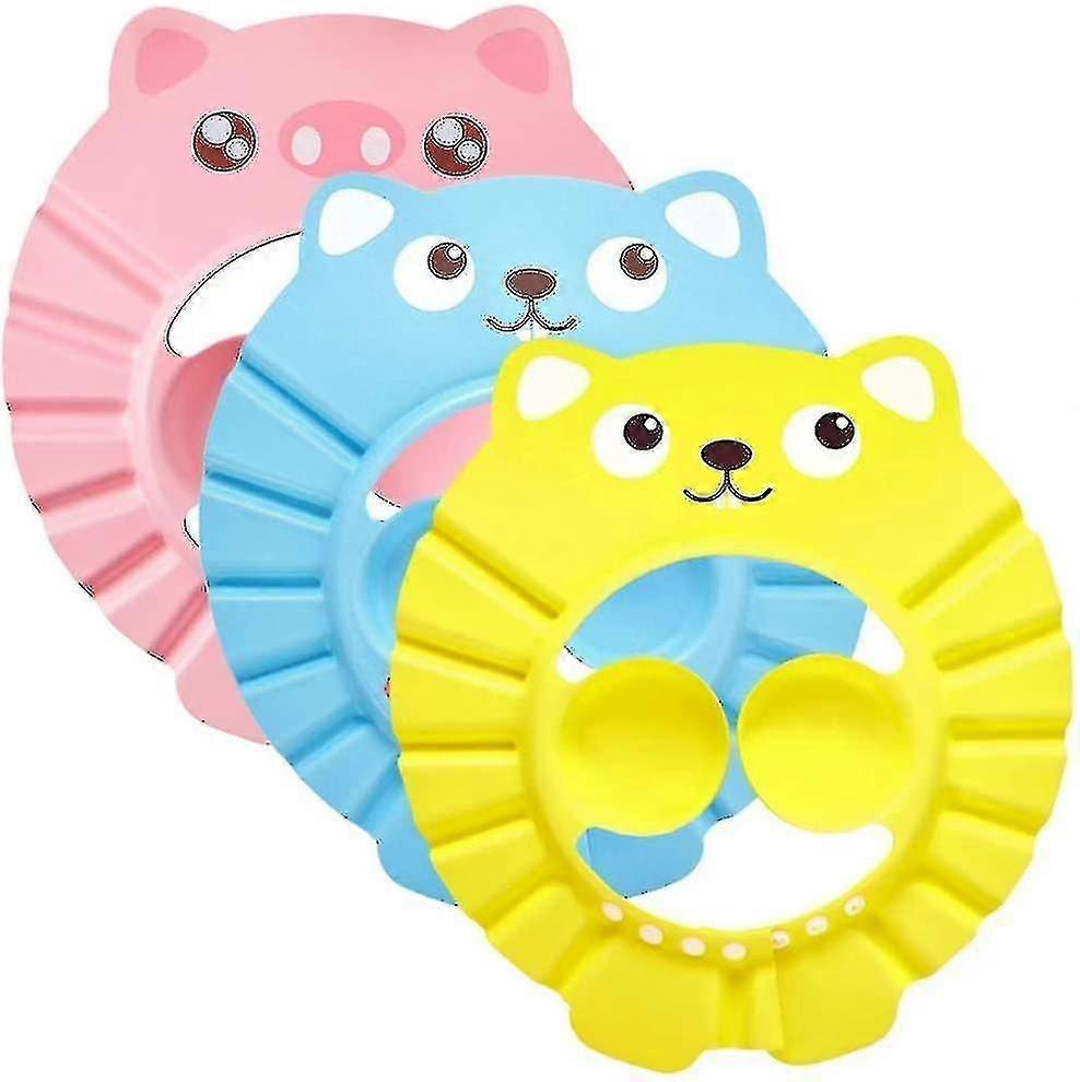 Baby Shower Cap - Adjustable Visor Bathing Caps (3pcs) 26-27s