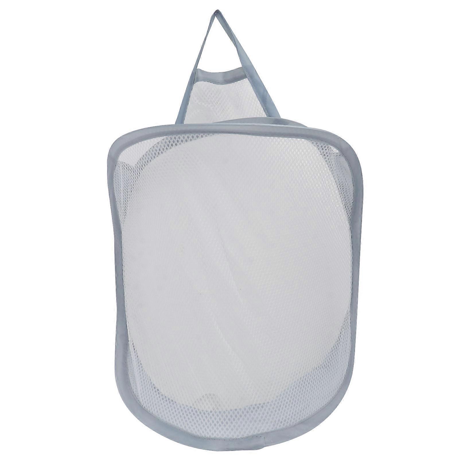 3Pcs Folding Laundry Bag Laundry Basket for Storage Gray