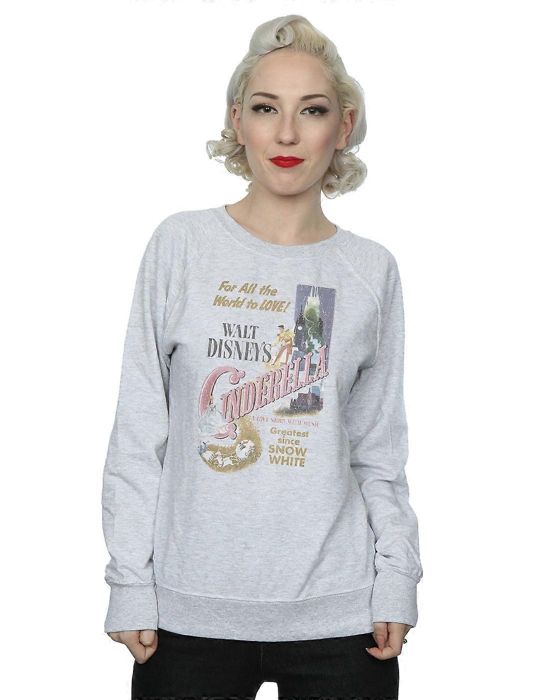 Disney princesa Cenicienta cartel Retro sudadera mujer