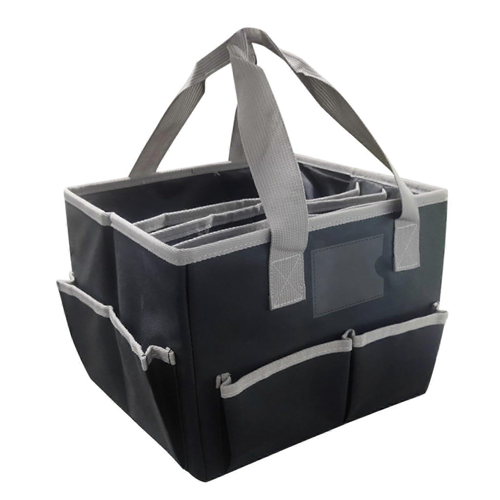 Art Supply Organizer Bag with Large Capacity MultiPocket Design for Classroom and Craft Storage