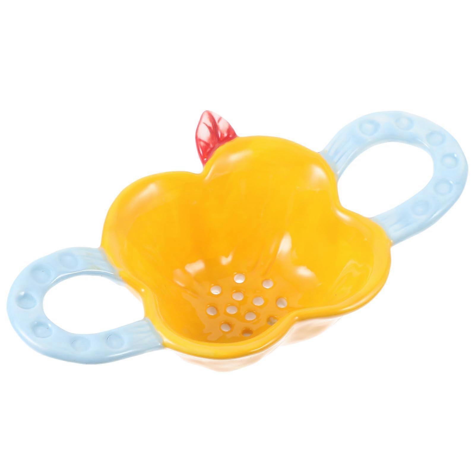 Ceramic Tea Infuser Loose Leaf Strainer Flower Shaped HeatResistant Filter for Mug and Cup Ref:4460