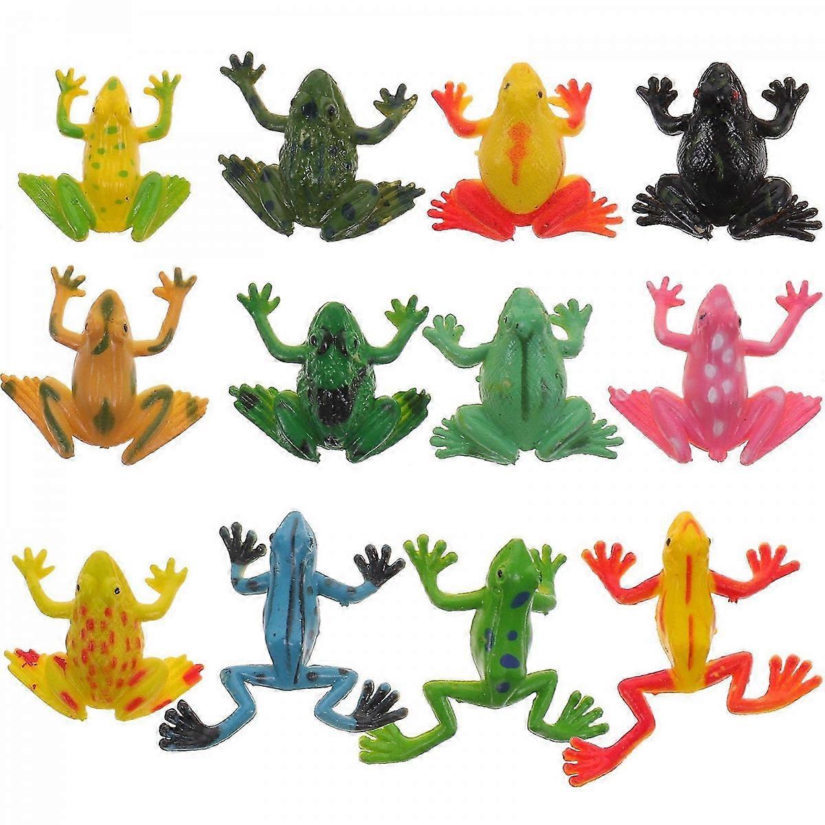 1 Set Realistic Frog Toy Figure Model Decor