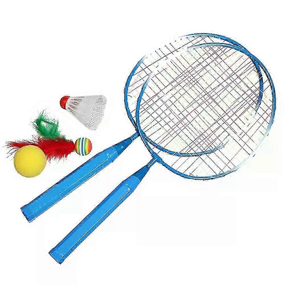 Badminton rackets and shuttlecocks, professional badminton racket sets for children, casual games, sports.