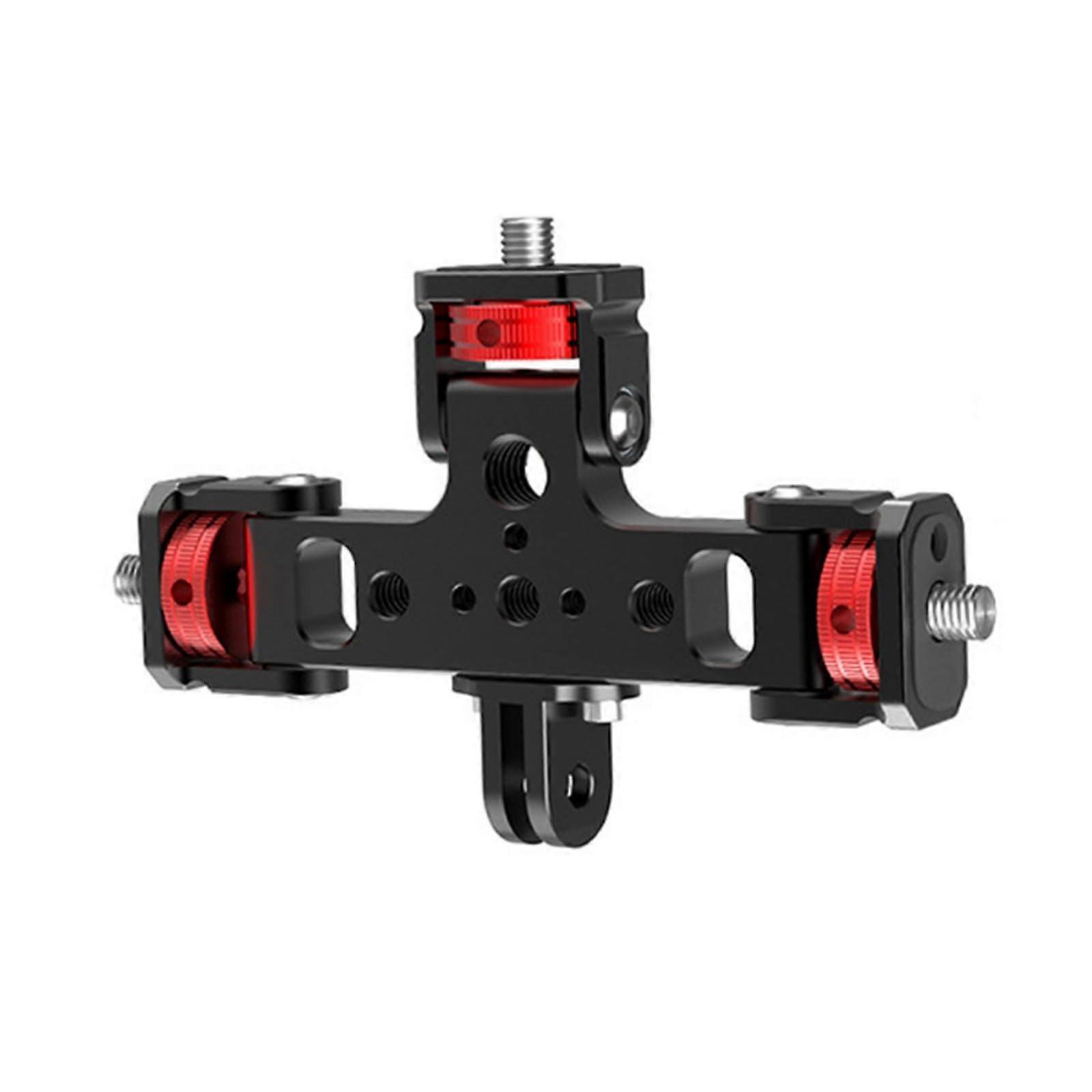 Action Camera Tripod Adapter and Smartphone Mount, Aluminum MultiAngle Stand with 1/4 Inch Screw