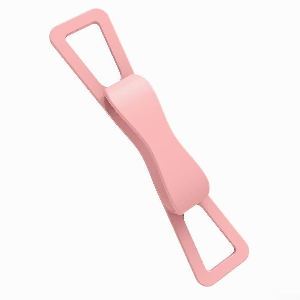 Pink Silicone Tablet Hand Strap Adjustable Holder for 78 Inch Devices Ergonomic Grip