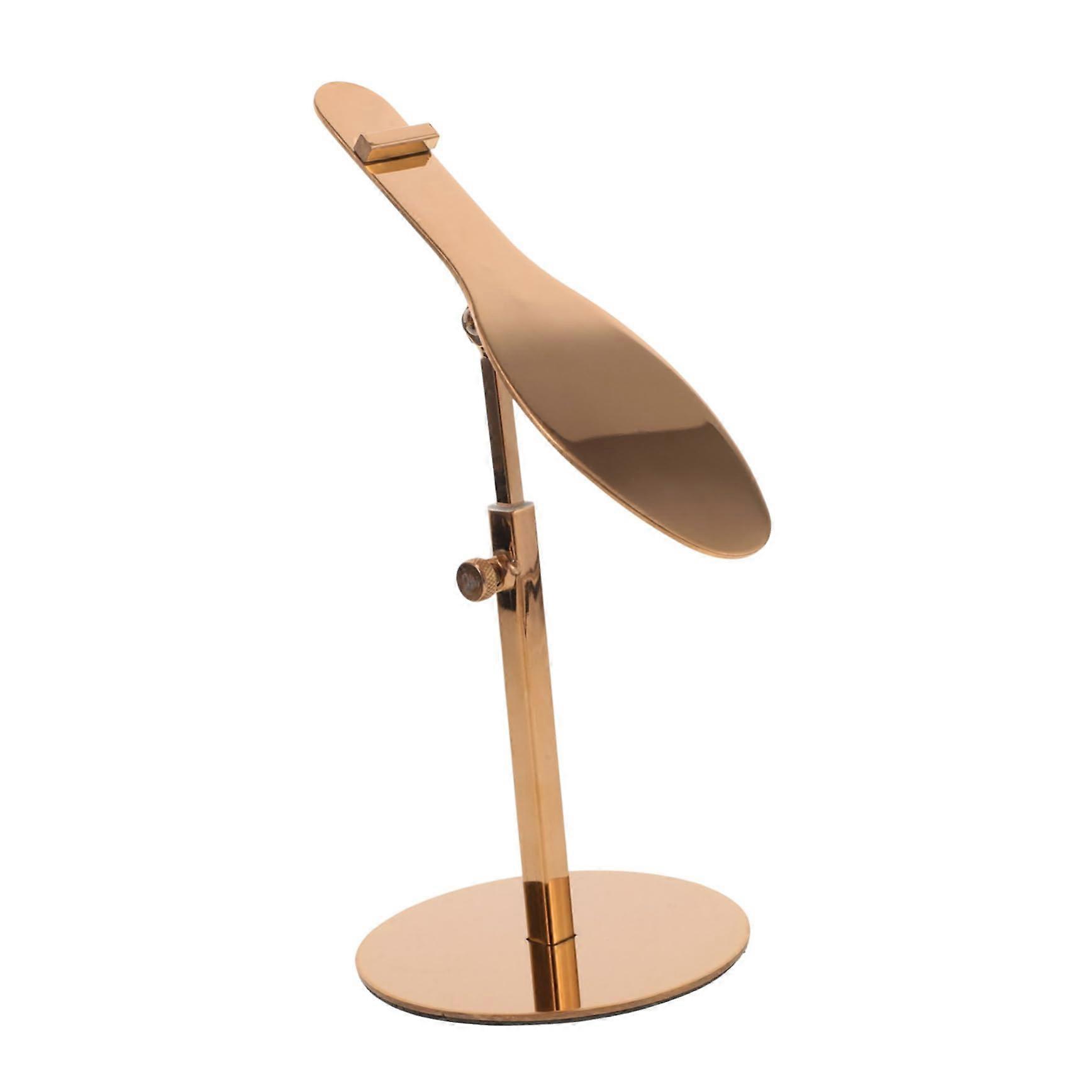 Stainless Steel Shoe Display Stand with Secure Heel Support, Height Adjustable for Retail Stores