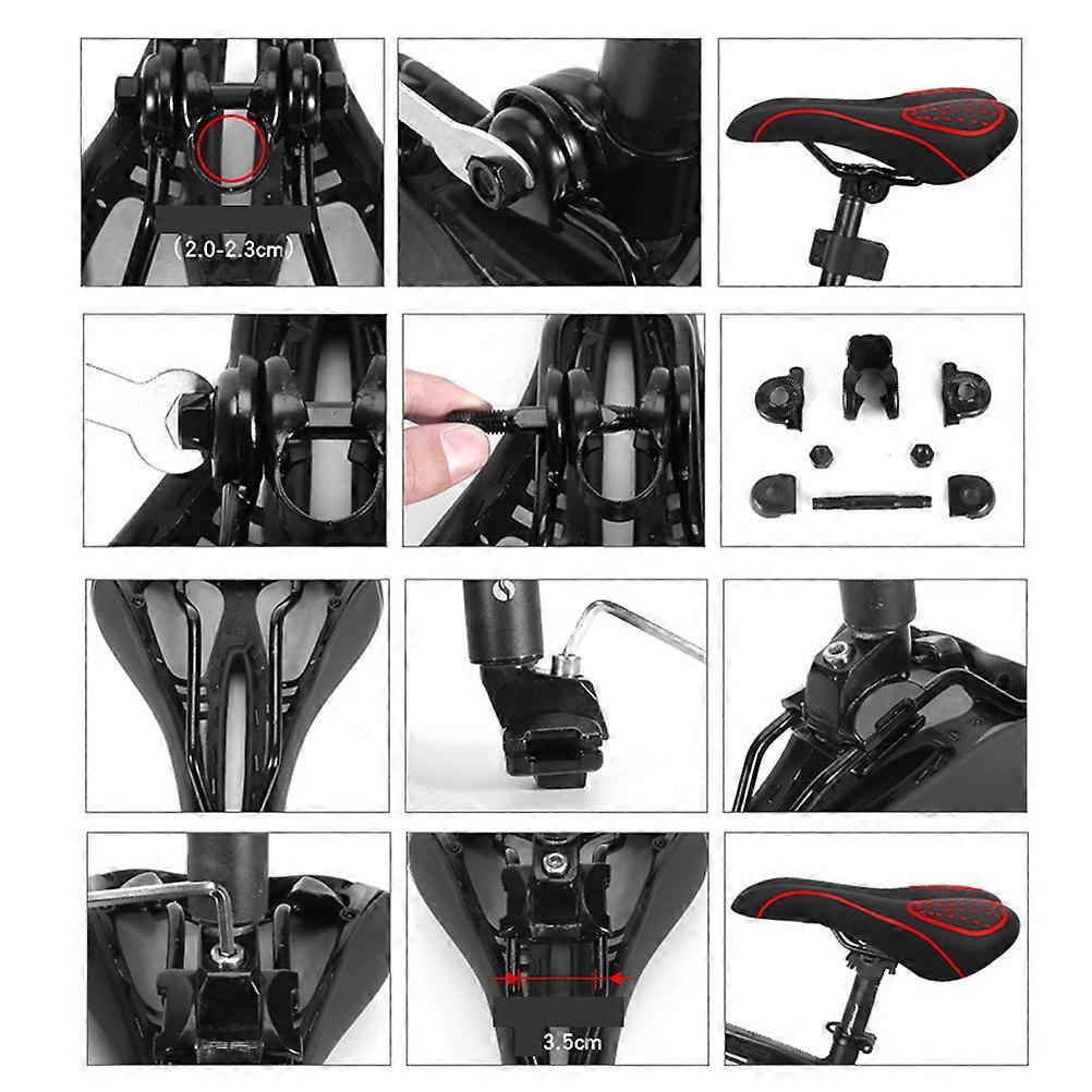 Bike Seat Silicone Saddle for Mountain Biking Spring