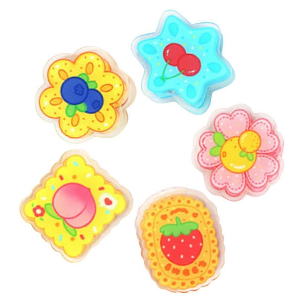 Bookmark Clip Assorted Color Acrylic Document Sorting Workplace 5Pcs