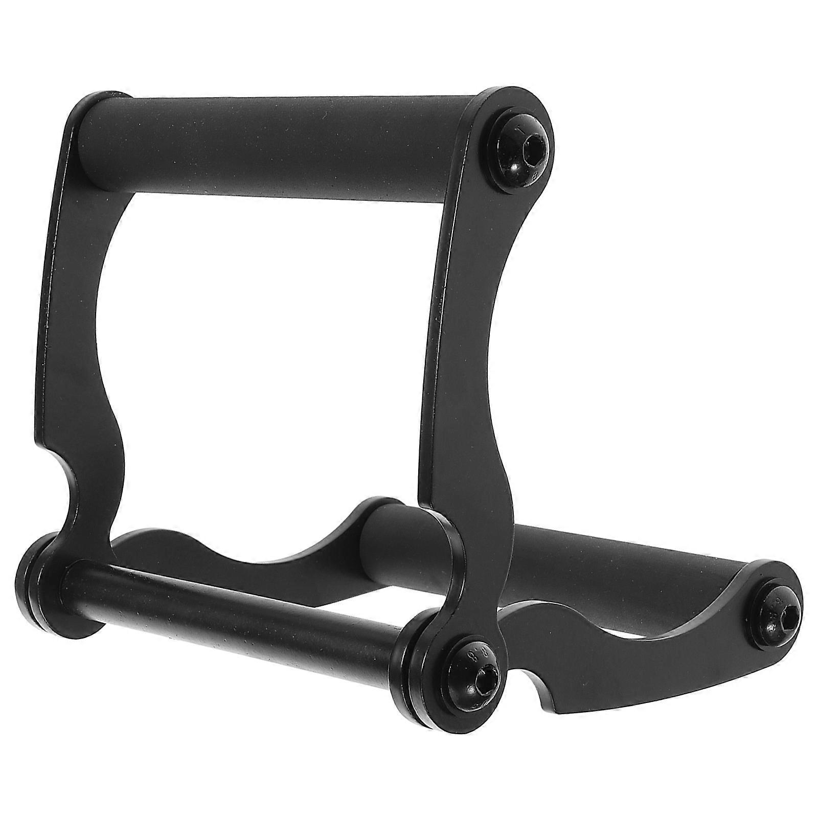V-Shaped Cable Machine Handles Adjustable Handle For Strength Training Sessions Durable Black Design 1 Pcs