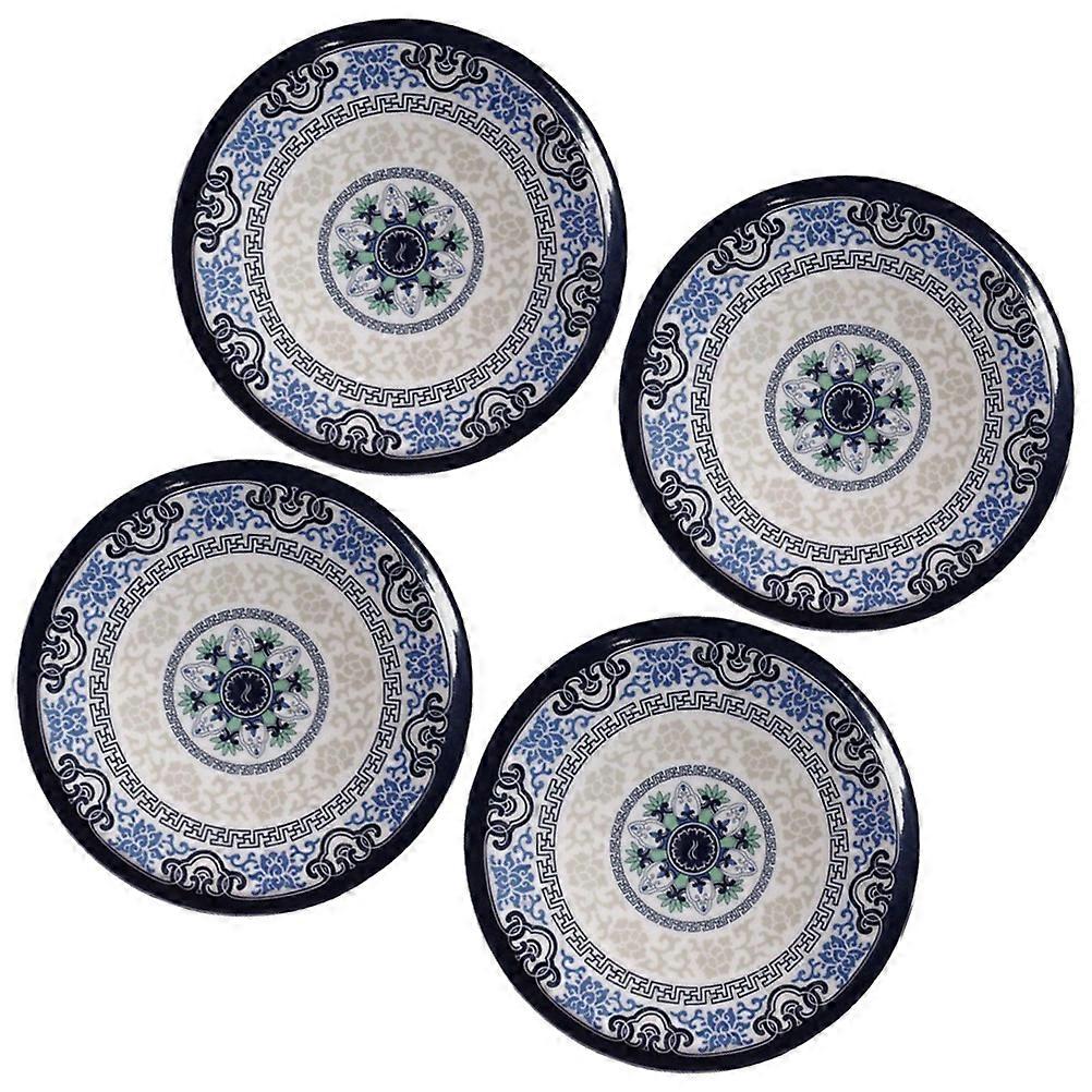 Porcelain Pattern Heat Insulated Pad for Dining Table 4Pcs
