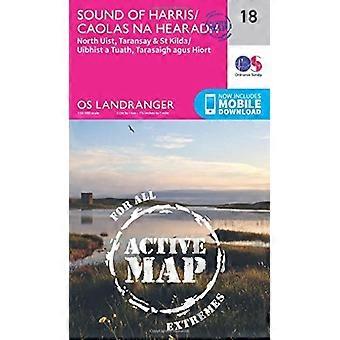 Sonido de Harris, North Uist, Taransay y St Kilda (OS Landranger mapa)