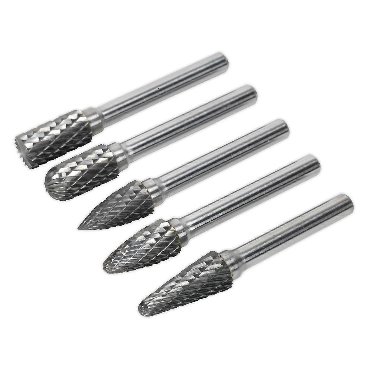 Sealey Sdbk5 Tungsten Carbide Rotary Burr Set 5Pc