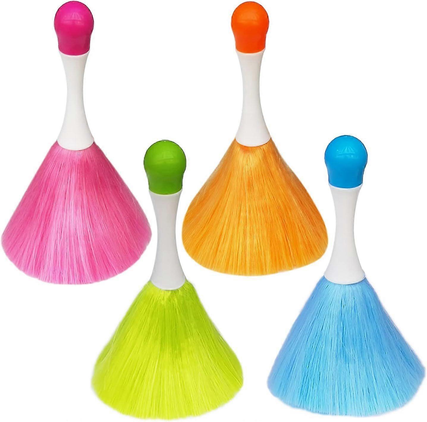 4 Pack Hand Grips Microfiber Washable Duster, Electrostatic Feather Duster Brush, Cleaning
