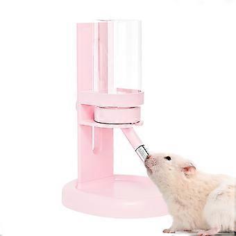 Bouteille d'eau automatique pour hamster, 120 ml, avec support et double sortie à bille.