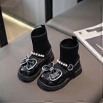 Winterschuhe für Jugendliche, Martin-Stiefeletten mit Plüschfutter, leichter Konstruktion und abriebfester Sohle für sicheren Halt