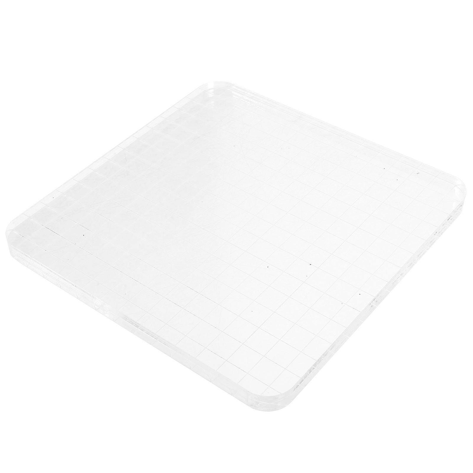 Practical Clear Acrylic Stamp Block for DIY Stamping Projects