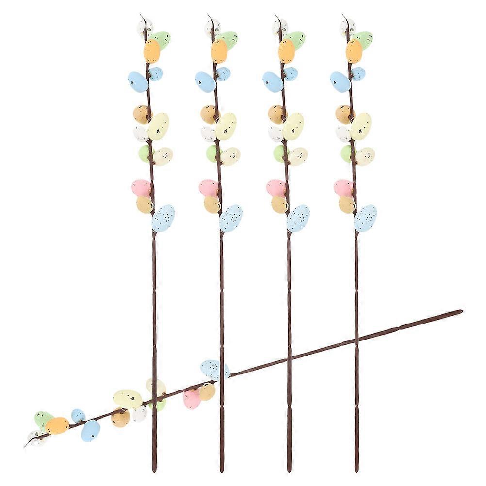 Artificial Easter Twigs Easter Egg Branches for Party Decoration 5Pcs