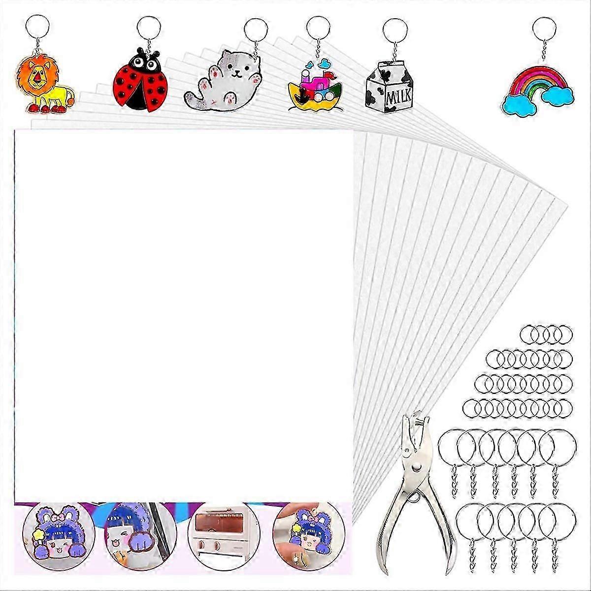 Sheets, for kids craft markers keychains