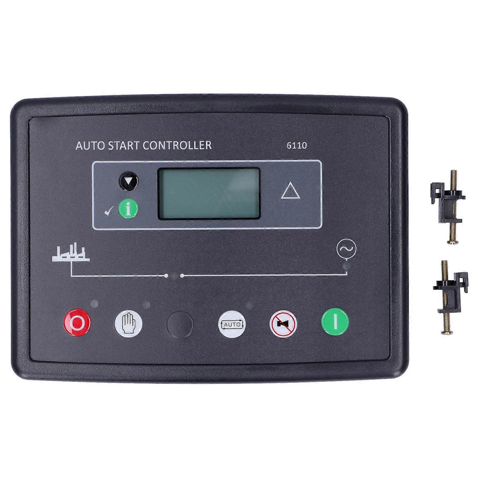 Generator Control Module with Backlit LCD Display and Automatic Remote Start for Engine Generators