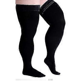 5xl Extra Large 34-46mmhg Medical Compression Stockings For Varicose Veins Women Closed Toe Graduated Pressure Thigh High Socks_fi_krpg