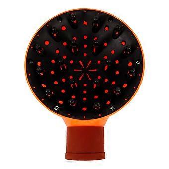 Hair Diffuser Nozzle for Hair Dryer Use 3Pcs Orange Pc Material Included