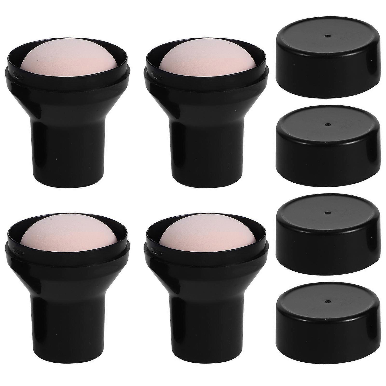 Makeup Powder Puff Mushroom Shape for Applying Makeup 4Pcs Assorted Color