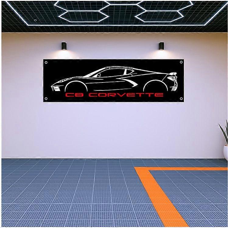 C8 Corvette Banner FB1045