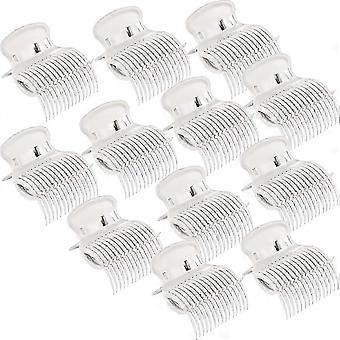 12 Stuks Hot Roller Clips Hair Curler Claw Clips Replacement Roller Clips voor Small, Medium, Large en Jumbo Hair Rollers holding Women Girls Hair Se
