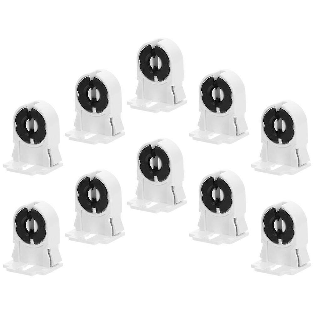 T8 Fluorescent Lamp Holder for Light Socket Replacement 20Pcs White Pc