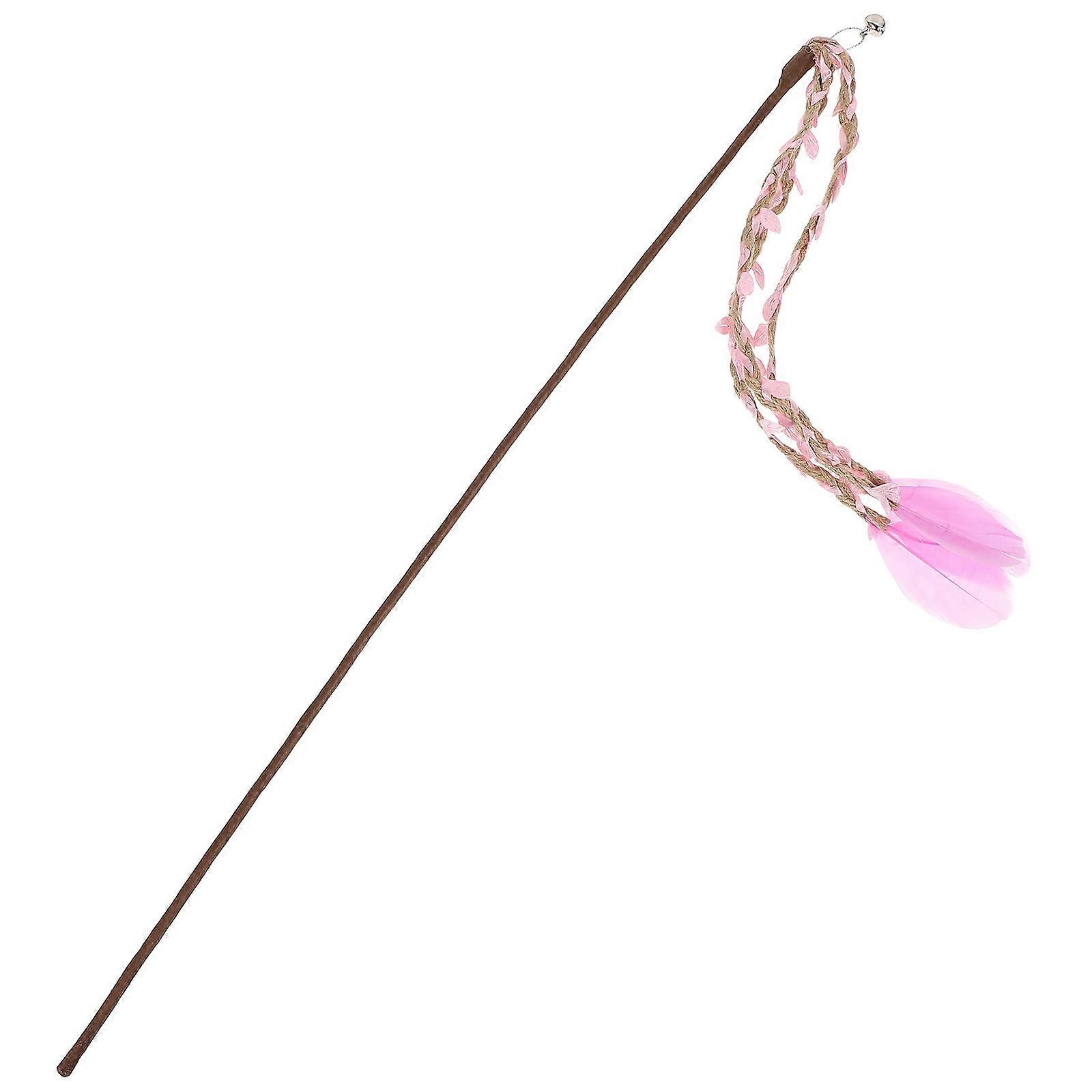 Cat Interactive Branch Simulation Teaser Wand with Bell for Play