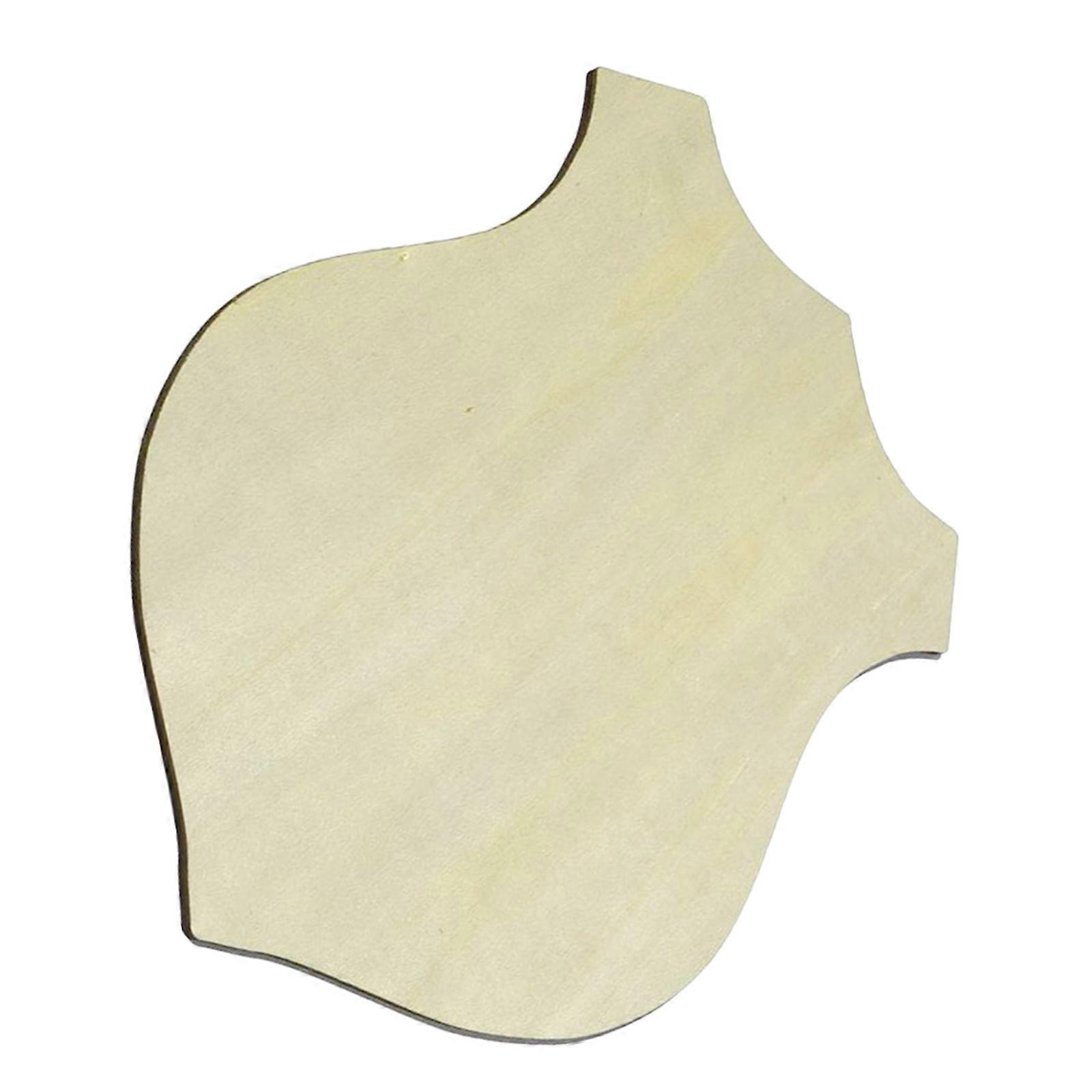 Plaque en bois décorative beige