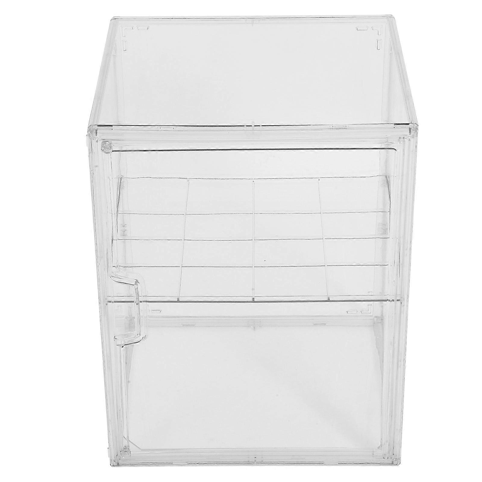 Transparent Bread Box for Kitchen Countertop Storage Organizer