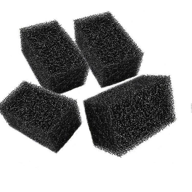 4pcs Black Filter Carbon Filter Foam3.5*4.5*7.5cm
